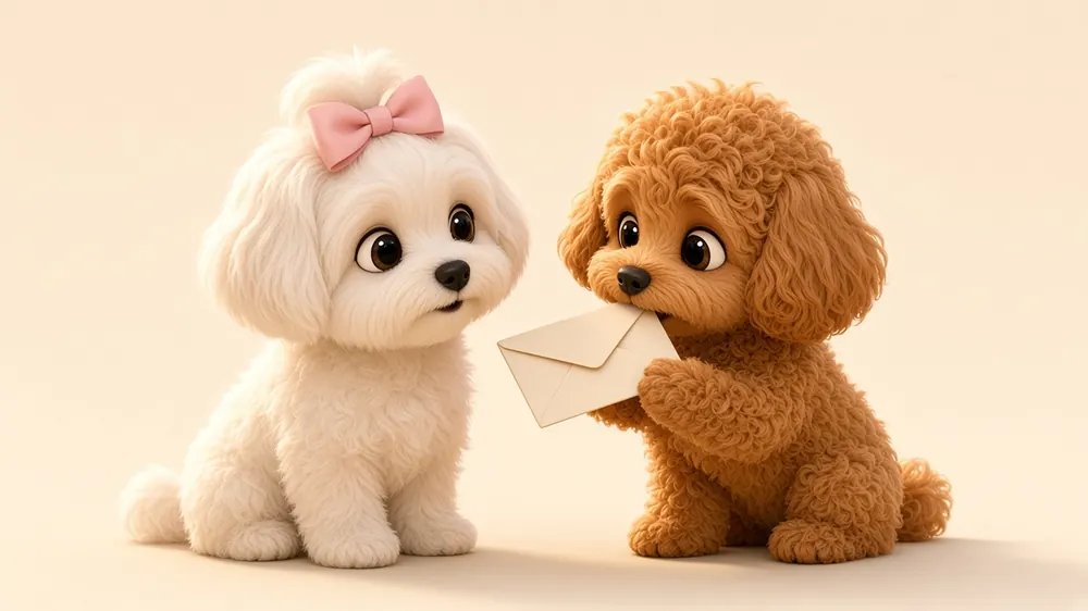 Zoey and Joey, the Pawberry dogs